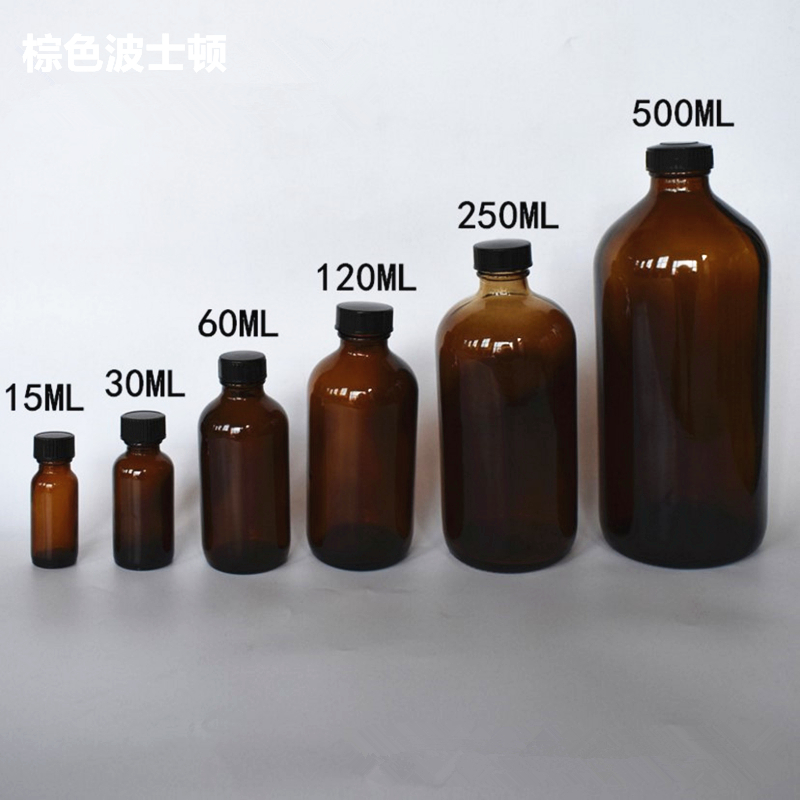 棕色波士頓瓶
